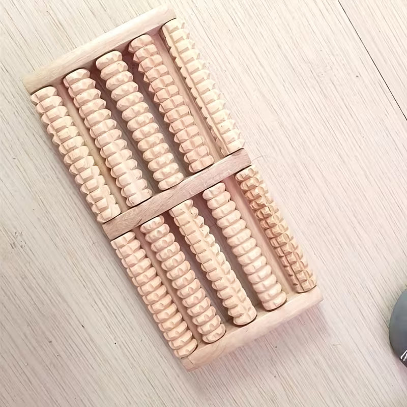 Handcrafted Wooden Foot Massage Roller