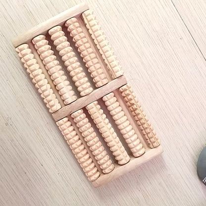 Handcrafted Wooden Foot Massage Roller